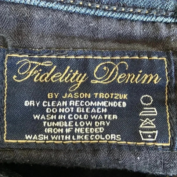 Fidelity |  Scoop Low Rise Tapered Jeans - Picture 5 of 8